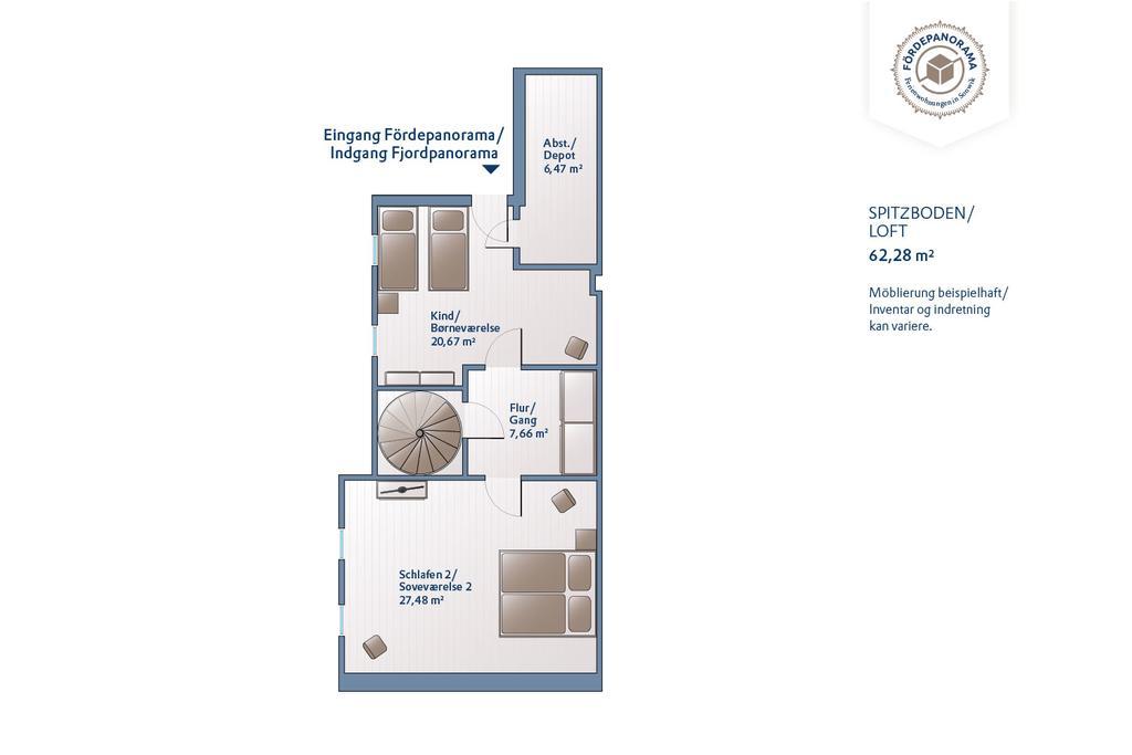 Ferienwohnung Foerdepanorama In Flensburg, Sonwik 外观 照片